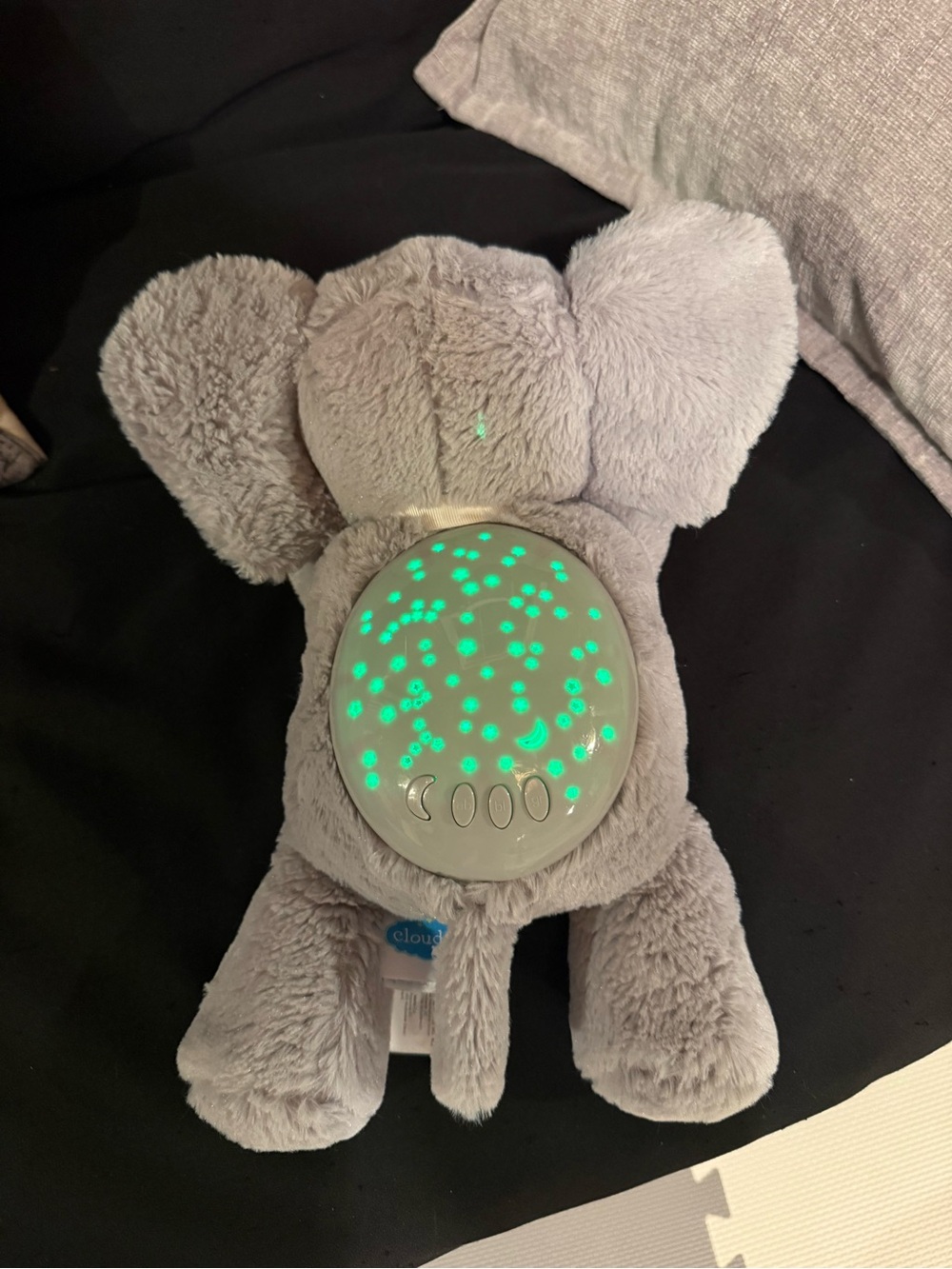 Cloud B Twilight Buddies Elephant Plush Nightlight Projector.
